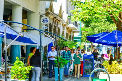 La calle Panamá es uno de los polos de crecimiento turístico por los que apuesta el Cabildo porteño.