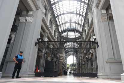 Fachada del Municipio de Guayaquil, centro de la ciudad.