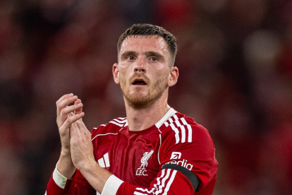 Andy Robertson, leyenda del Liverpool.