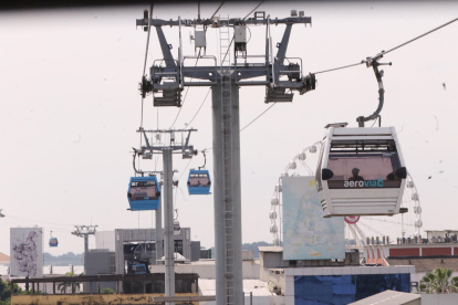El sistema de transporte aerosuspendido de Guayaquil.