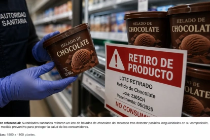 Arcsa detecta bacteria peligrosa en helado de chocolate.