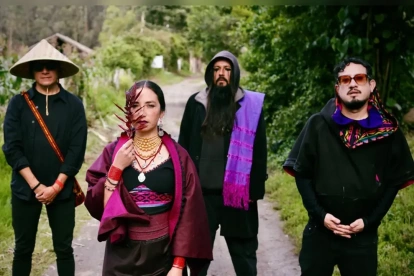 La agruapación La Mafiandina, liderada por la rapera y cantante Taki Amaru, forma parte del cartel del Cholita Fest de este año.