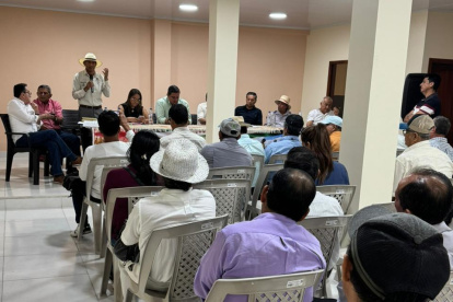 Representantes de diversos sectores agrícolas se reunieron en Manabí para continuar la socialización de la LODA y coordinar nuevas acciones
