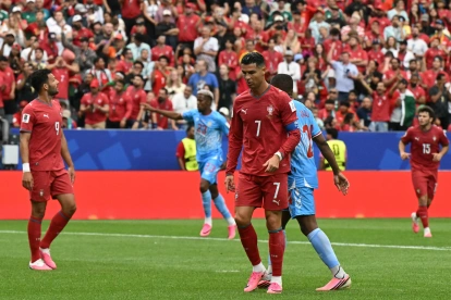 Cristiano Ronaldo jugó todo el partido entre Portugal y RD Congo en el Mundial 2026.