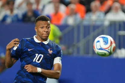 Kylian Mbappé, delantero de la selección de Francia.