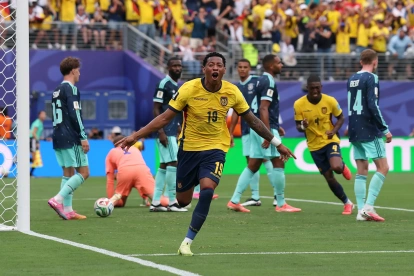 Gonzalo Plata anotó en la victoria 2-1 de Ecuador ante Alemania, en el Mundial 2026.