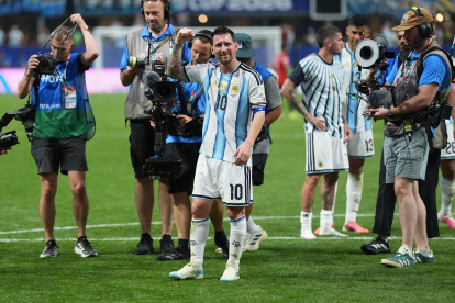 Lionel Messi lideró la remontada de la selección de Argentina.