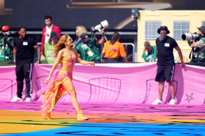 La cantante colombiana Shakira se presenta en el entretiempo del Mundial 2026.