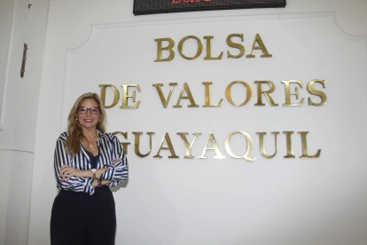 Martha González es la primera mujer en ocupar la Gerencia General de la Bolsa de Valores de Guayaquil.