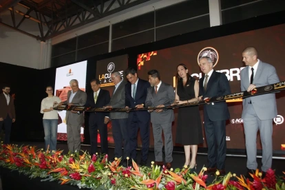 La inauguración de la Cumbre Mundial de Cacao en el Centro de Convenciones, en Guayaquil.
