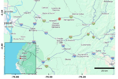 Sismo de magnitud 3,4 se registra en Durán, Guayas.