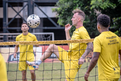 Damián Díaz está listo para debutar con Barcelona SC.