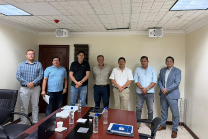 La reunión de maiceros con Javier Chon, viceministro de Producción Agropecuaria y Desarrollo Rural.