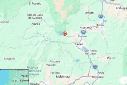 El movimiento telúrico se registró cerca de Cotacachi, en Imbabura, y fue percibido en Otavalo.