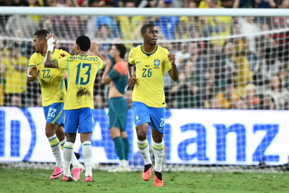 Rayan marcó el gol de la Selección de Brasil.