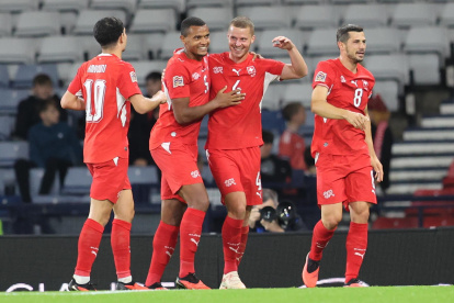 La Selección de Suiza enfrenta a Eslovenia en la UEFA Nations League.