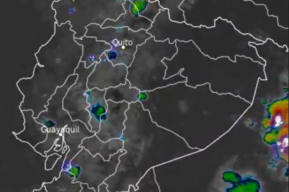 Las lluvias con tormentas eléctricas se registran en ocho provincias de Ecuador durante el fin de semana del 9 al 11 de octubre de 2026.