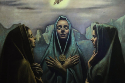 La Elegida es de Armando Requena es una de las obras que participa en la exposición.