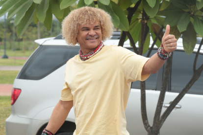 Carlos Valderrama, histórico capitán de la selección colombiana.