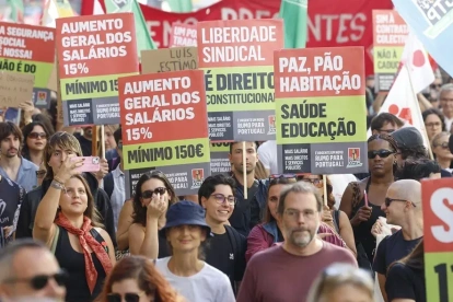 Los sindicalistas anticiparon una nueva manifestación para el 24 de noviembre ante el Parlamento portugués.
