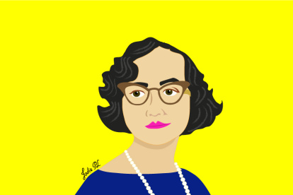 Ilustración realizada por su sobrina-bisnieta, usada por el #TeamMatilde.