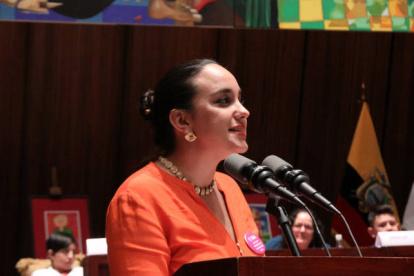 Gabriela Rivadeneira es una de las seis personas refugiadas en la sede diplomática mexicana.