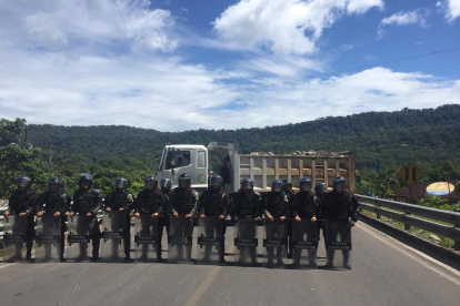 En Orellana y Sucumbíos personal militar de la Brigada de Selva No 19 "Napo" participó en ejercicio con tropas de ámbito interno.