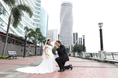 Martha y Klaas se casaron el 7 de julio en Guayaquil.