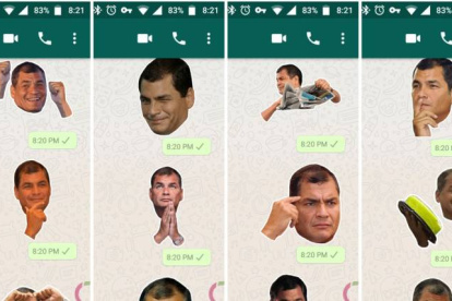 Roman Maspons es el creador de los stickers del expresidente.
