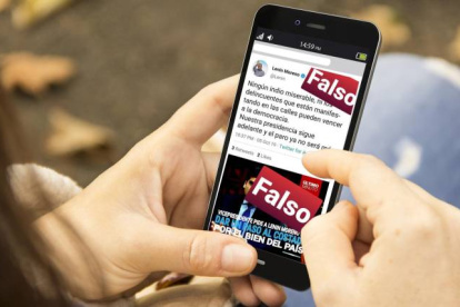 Cuentas como @comunicacionec hacen verificación de la información que llega a través de redes.