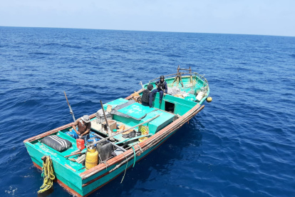 Las embarcaciones retenidas no presentaban documentos.