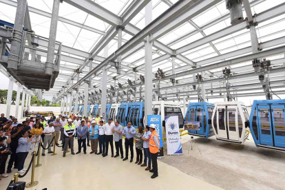 Las autoridades aseguraron que la obra tiene un 65 % de avance.