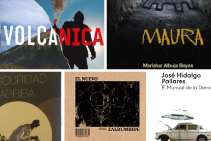 Algunas portadas de cinco libros ganadores.