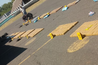 La evidencia recuperada por las autoridades guatemaltecas.