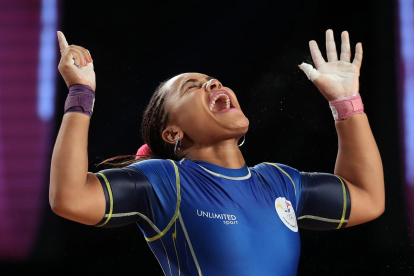 La pesista ecuatoriana Neisi Dajomes aparece entre las deportas más destacadas del año