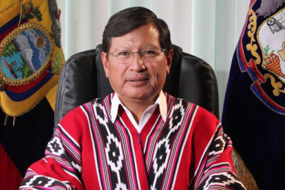 El exprefecto Mariano Curicama, actual subsecretario de Riego y Drenaje de la Secretaría del Agua.