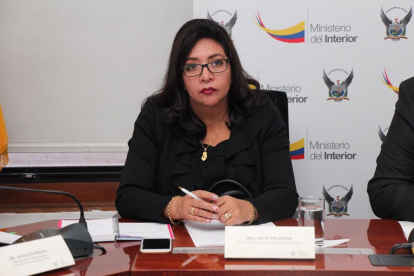 Informe. La fiscal (e) Ruth Palacios y el secretario Anticorrupción, Iván Granda, dieron detalles del viaje a Brasil.