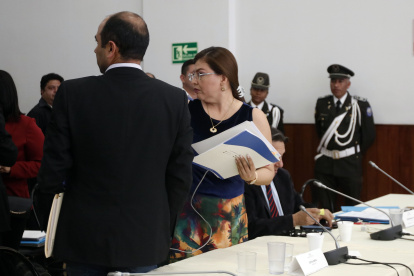 Destitución. El 13 de noviembre de 2018, con 94 votos la Asamblea destituía a la legisladora Sofía Espín.