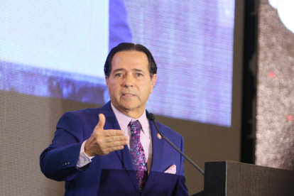 Carlos Ortega, canciller de la Universidad de Especialidades Espíritu Santo (UEES), de la que fue rector fundador.