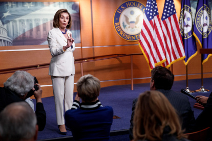 WASHINGTON. La presidenta de la Cámara de Representantes de EE. UU., Nancy Pelosi, ordenó ese día acelerar el proceso para un juicio político