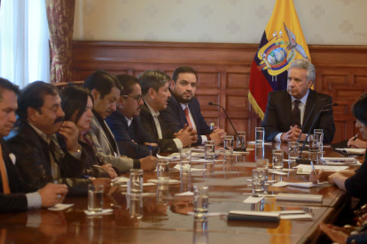 Acercamiento. El presidente Lenín Moreno se reunió con dirigentes del Frente Unitario a finales de noviembre.