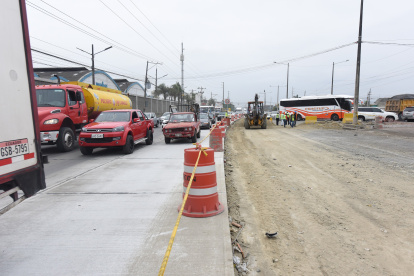 La obra tiene un 65 % de avance.