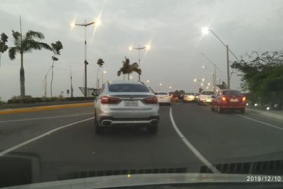 El percance se registró en La Puntilla.