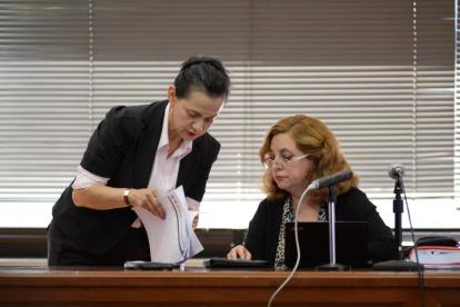 La jueza acogió el pedido de la procesada Viviana Bonilla quien justificó su imposibilidad de acudir a la convocatoria el 12 o el 16 de diciembre por su situación de gravidez.