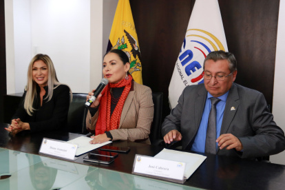 La presidente del CNE, Diana Atamaint, celebró las reformas aprobadas por la Asamblea el 3 de diciembre pasado.