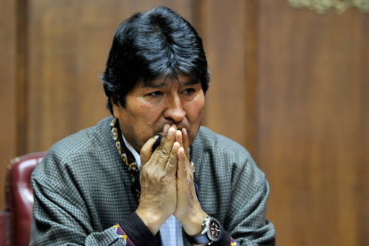 Fotografía tomada al expresidente de Bolivia, Evo Morales en 2017. Actualmente el mandatario se encuentra en Argentina.