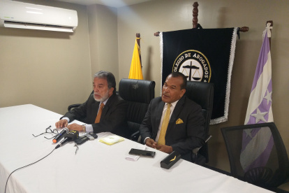 El titular de CAG, Jimmy Salazar, y Nicolás Castro, presidente del Tribunal de Honor del directorio, se refirieron a las próximas elecciones.