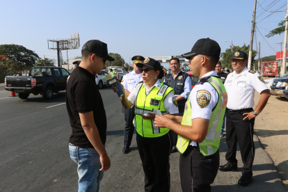 En el peaje de la vía a la costa arrancó el plan