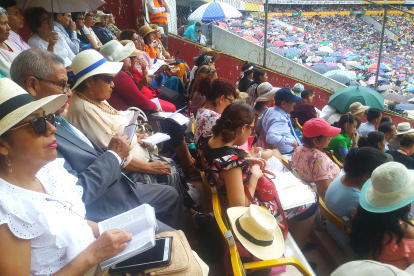 El fin de semana se reunieron más de 30.000 testigos de Jehová, en Guayaquil, en el estadio Monumental Banco Pichincha.