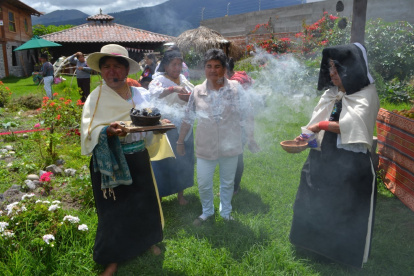 Evento. La ceremonia se realizó en la Plaza de la Vida, en el cantón Ibarra.